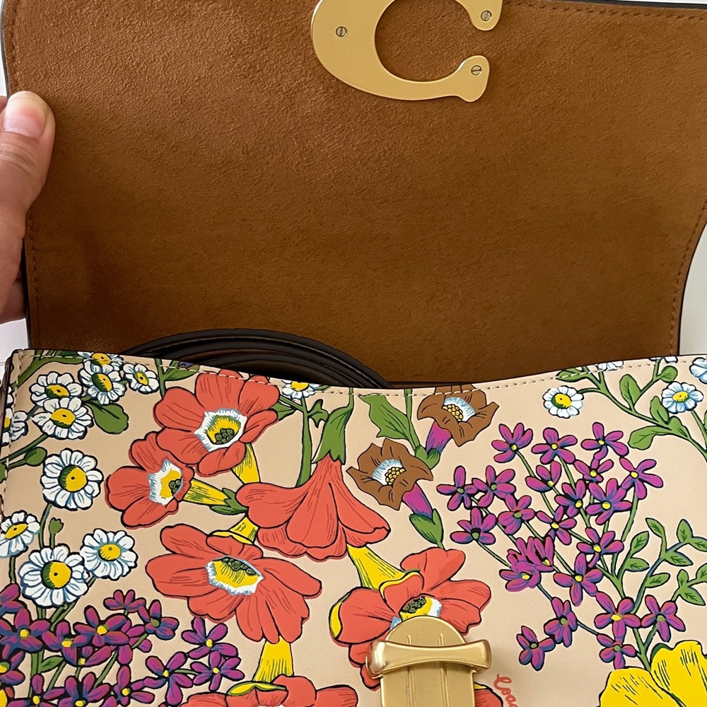Coach Studio Crossbody Bag With Floral Blossom Print CJ358 - Picture 11 of 14